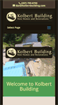 Mobile Screenshot of kolbertbuilding.com